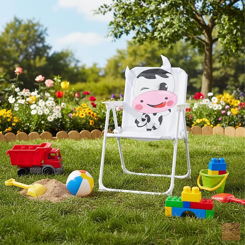 Poltroncina Pieghevole da Campeggio per Bambini, Sedia da Pesca per Esterni, Portatile, da Spiaggia, Colorata