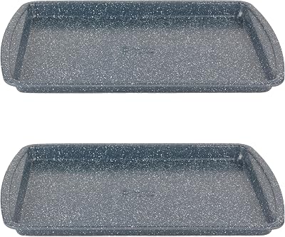 Russell Hobbs Nightfall Stone Baking Trays Set of 2 38cm Non-Stick