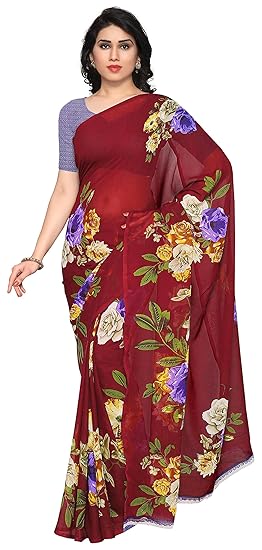 Kashvi Sarees georgette with blouse piece Saree