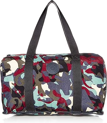 camo leather duffle bag
