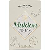 Maldon Salt, Sea Salt Flakes, 8.5 oz (240 g), Kosher, Natural, Handcrafted, Gourmet, Pyramid Crystals