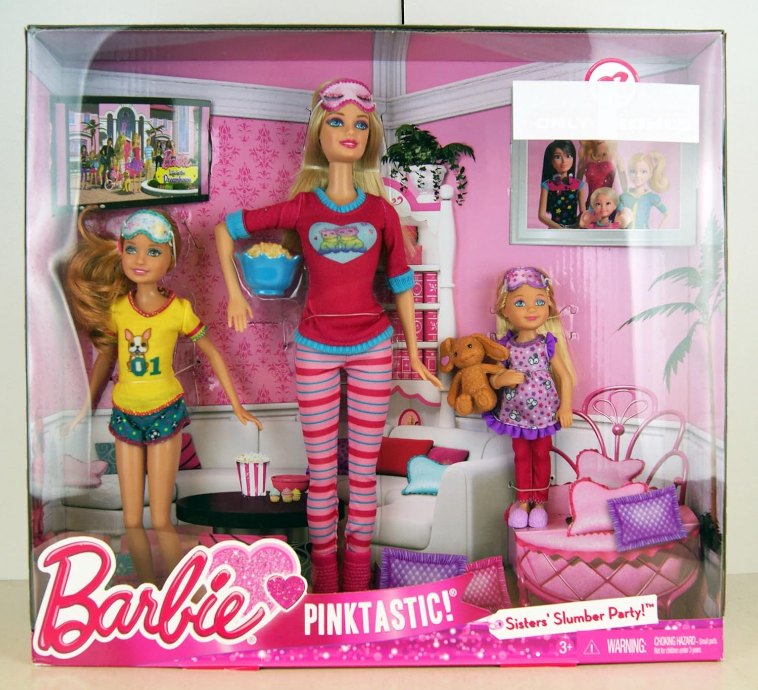 Barbie Pinktastic Sisters Slumber Party Barbie, Stacie und