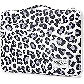 Kinmac 360deg Protective Water Resistant Laptop Case Bag Sleeve with Handle (Leopard, 13.5 inch-14 inch)