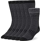 Merino Wool Socks for Men Women Winter Thermal Socks Warm Thick Cozy 3 Pairs