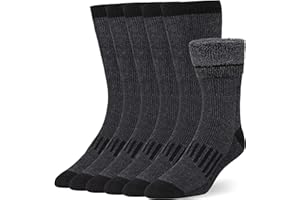 COZIA Merino Wool Socks for Men Women Winter Thermal Socks Warm Thick Cozy 3 Pairs