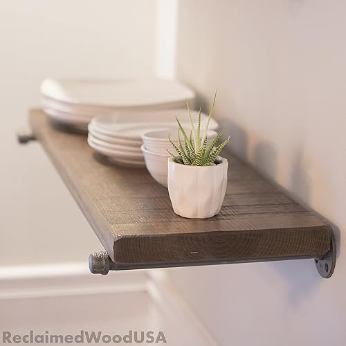 Amazon Com Shelf Repurposed Wood Floating Shelf 1 5 Solid