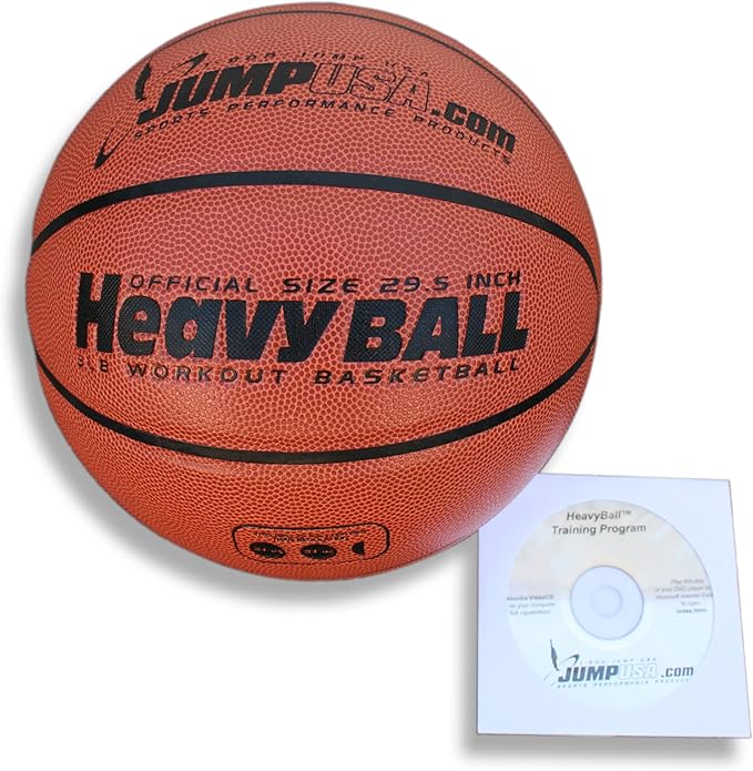 Heavyball Heavy Weighted Basketball for Training Ultra Premium Composite Leather