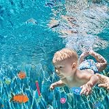 TOPWAYS Pool Dive Toys Set Dive Sticks & Torpedoes for Swimming Training view 3