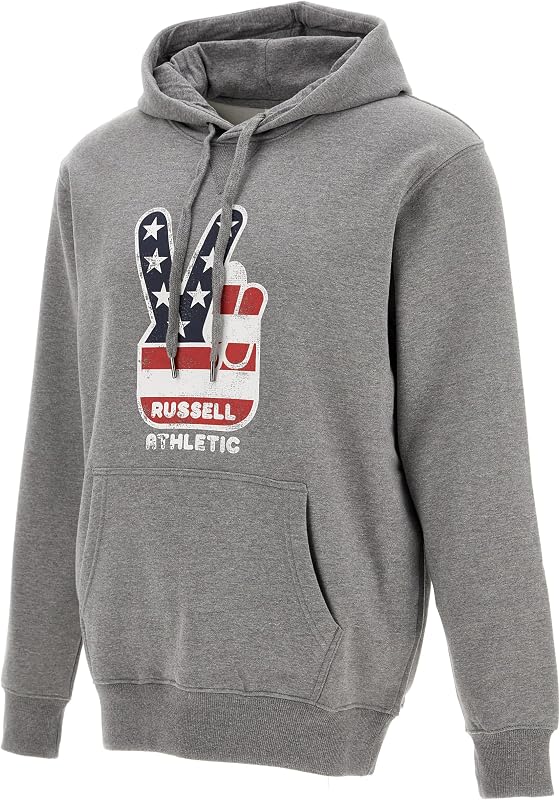 Herren Pullover Hoody Tunika Zum Stillen, Collegiate Grey Marl, M EU