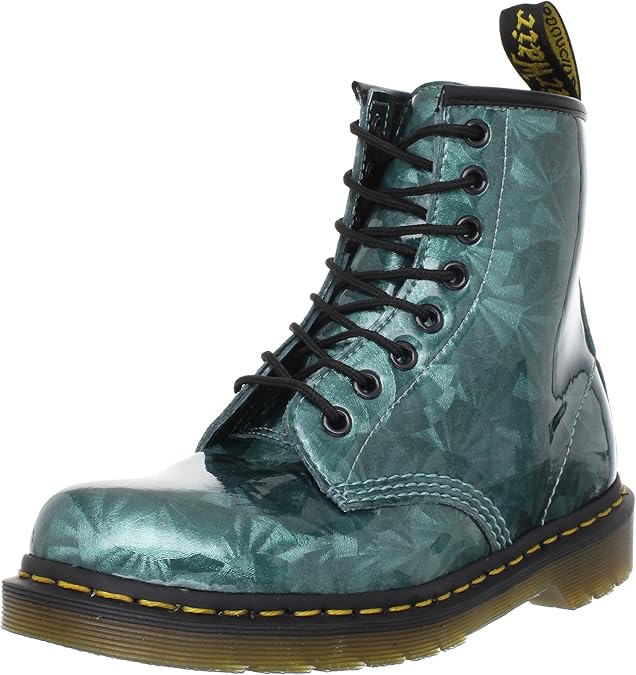 Dr Martens 1460 Jewel Emerald, Damen Halbstiefel, Grün (Emerald), 38 EU