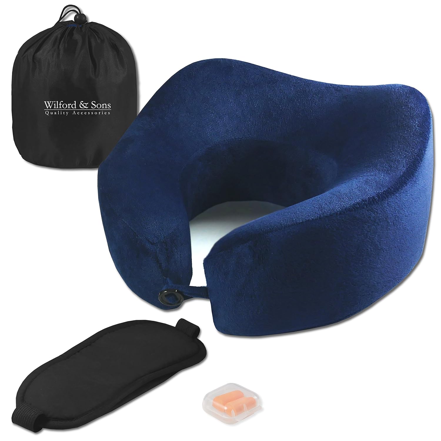 Set de almohada de viaje – Antifaz para dormir tapones para oído