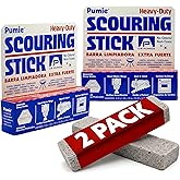 PUMIE Scouring Stick, Heavy Duty Extra Strong Pumice Cleaning Bar, Pumice Stone for Cleaning Tough Toilet Rings, Bathroom & K