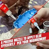 GH1200 48 x 1g Super Glue Anticlog Cap All Purpose Thick Fast Bonding view 3