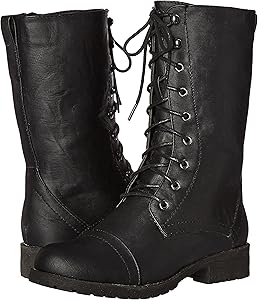 womens combat boots size 11 wide