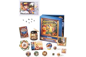 PieceRelax Puzzle Advent Calendar 2024 - Christmas Wonderland 13 Different Puzzles Including Mini Puzzles & Practical 3-D Puzzles for 24-Day Countdown & Home Decoration Designed By Pintoo [AR1002]
