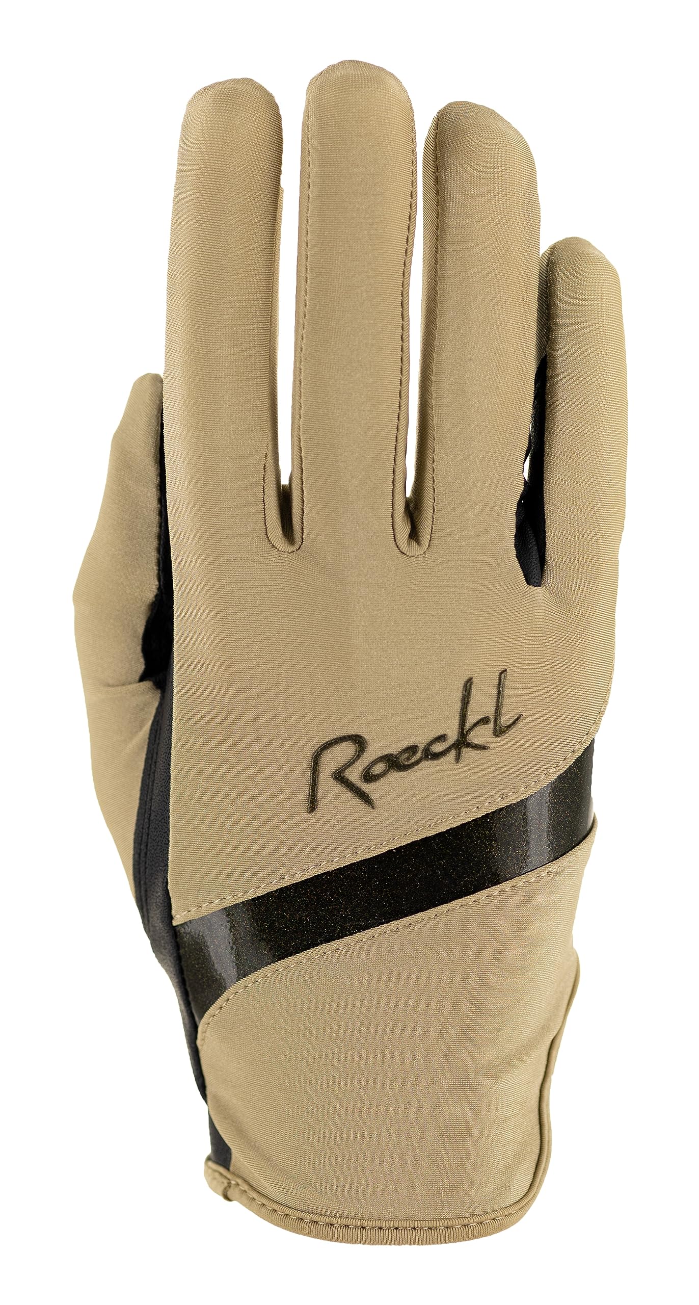 Roeckl Sports equestrian gloves LORRAINE, ladies summer riding glove, desert glow 7.5