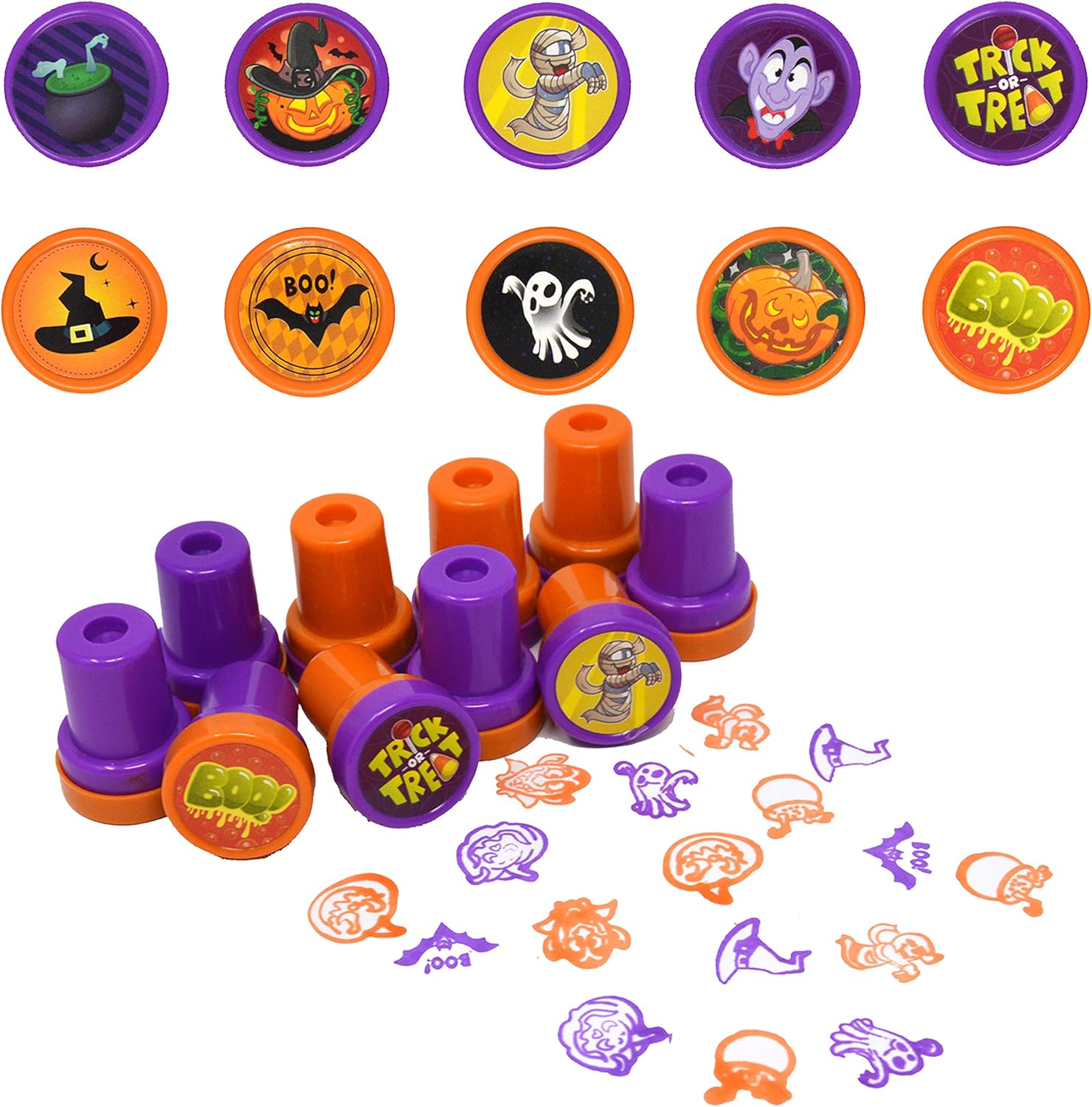JOYIN 120 Pieces Halloween Toys Assortment for Halloween Party Favors, School Classroom Rewards, Trick or Treating, Halloween Miniatures, Halloween Prizes: Toys & Games