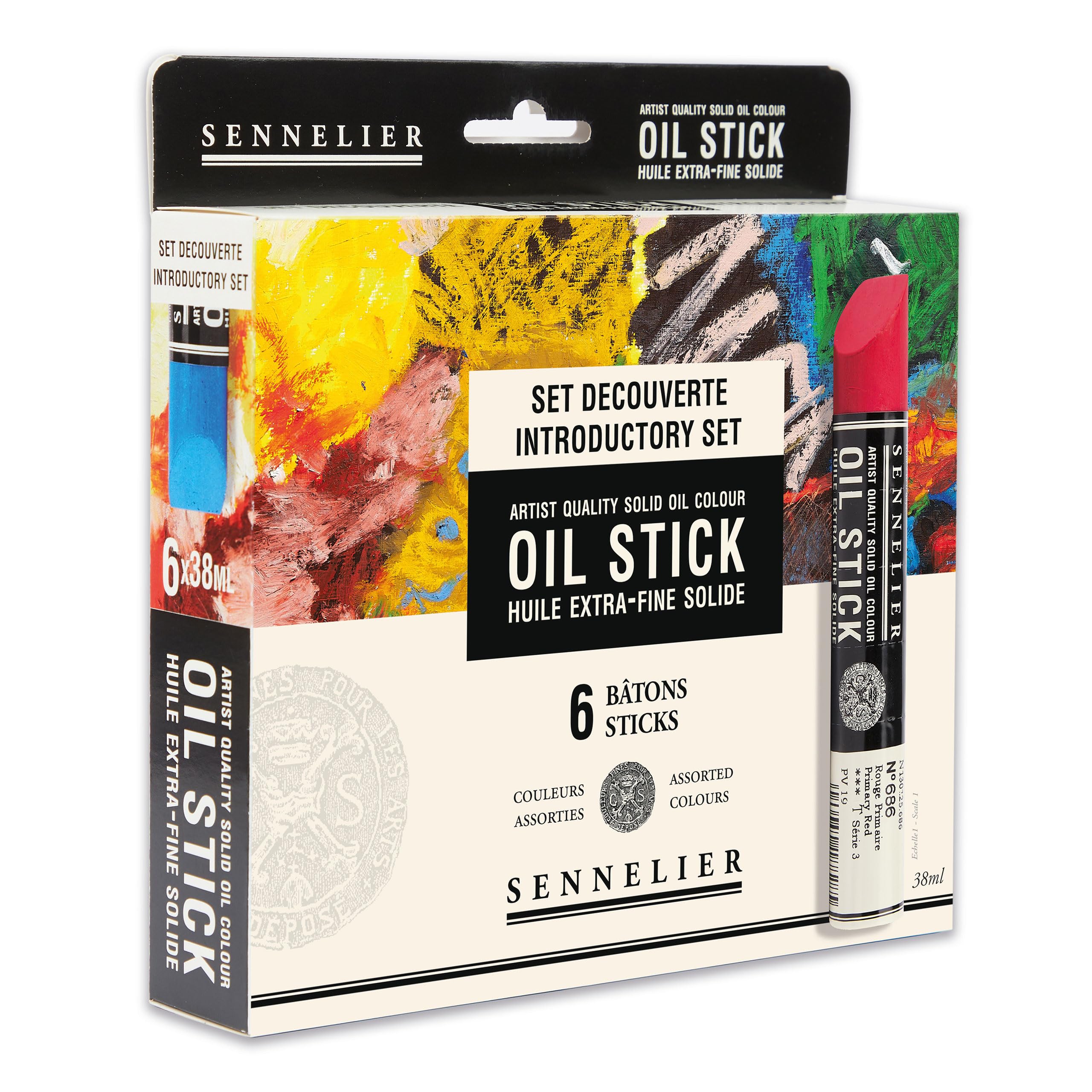 Sennelier Oil Bar Set of 6 x 38ml Sticks