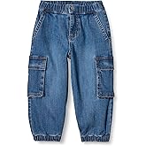 Amazon Essentials Boys and Toddlers' Stretch Denim Cargo Jean