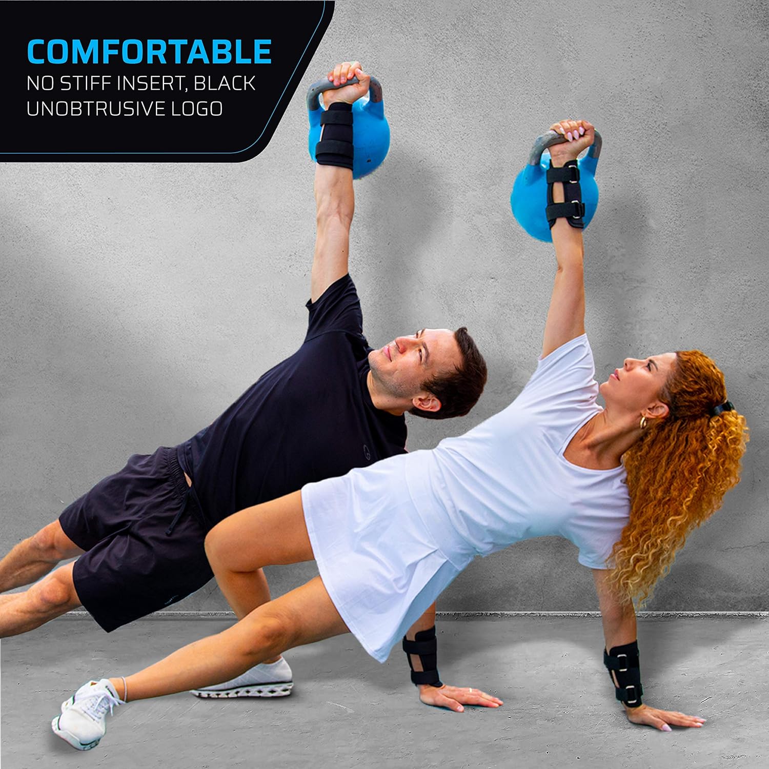 THEFITGUY Kettlebell Wrist Guards, Minimizing Forearm and Wrist Bruises - Extra Thick Padding for Kettlebell Impact Cushioning, Easy Fit Adjustable Straps (Pair) : Sports & Outdoors