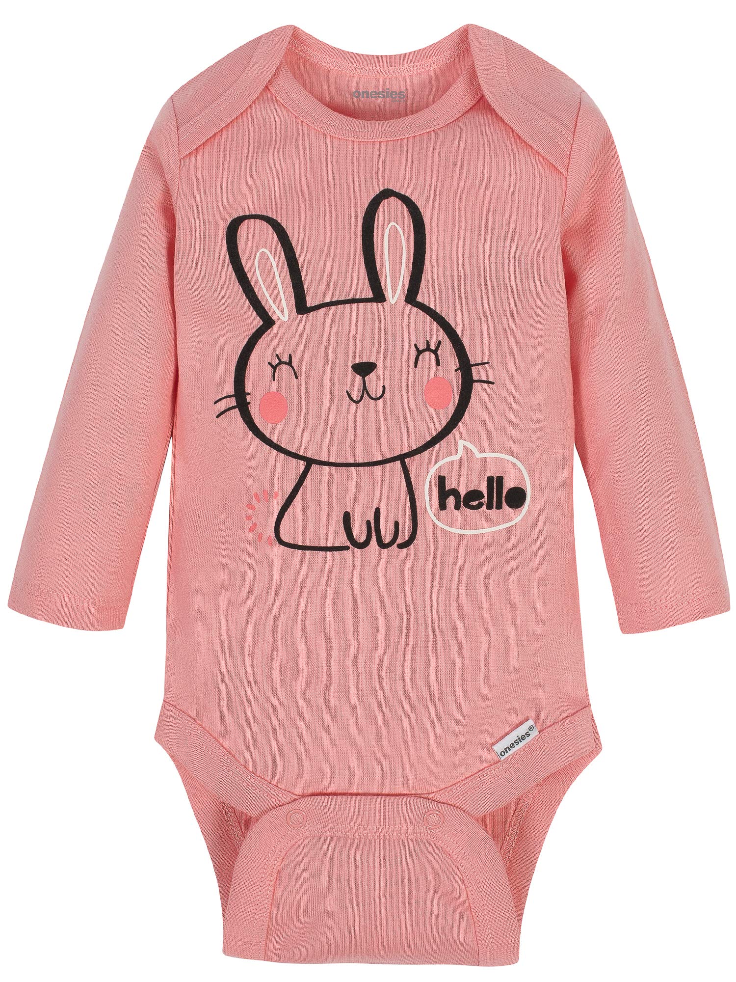Onesies Brand, Unisex Baby, 6-Pack Long Sleeve Bodysuits