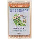 Auromere, Toothpicks Neem, 100 Count