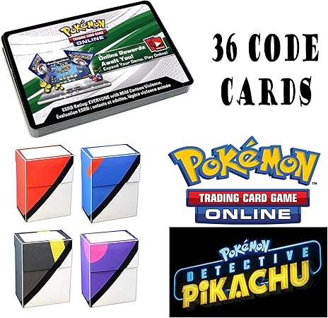 Amazon ポケモン 名探偵ピカチュウ 36 4カードブースターパック オンラインコードカード トーテムデッキボックス付き トレカ 通販