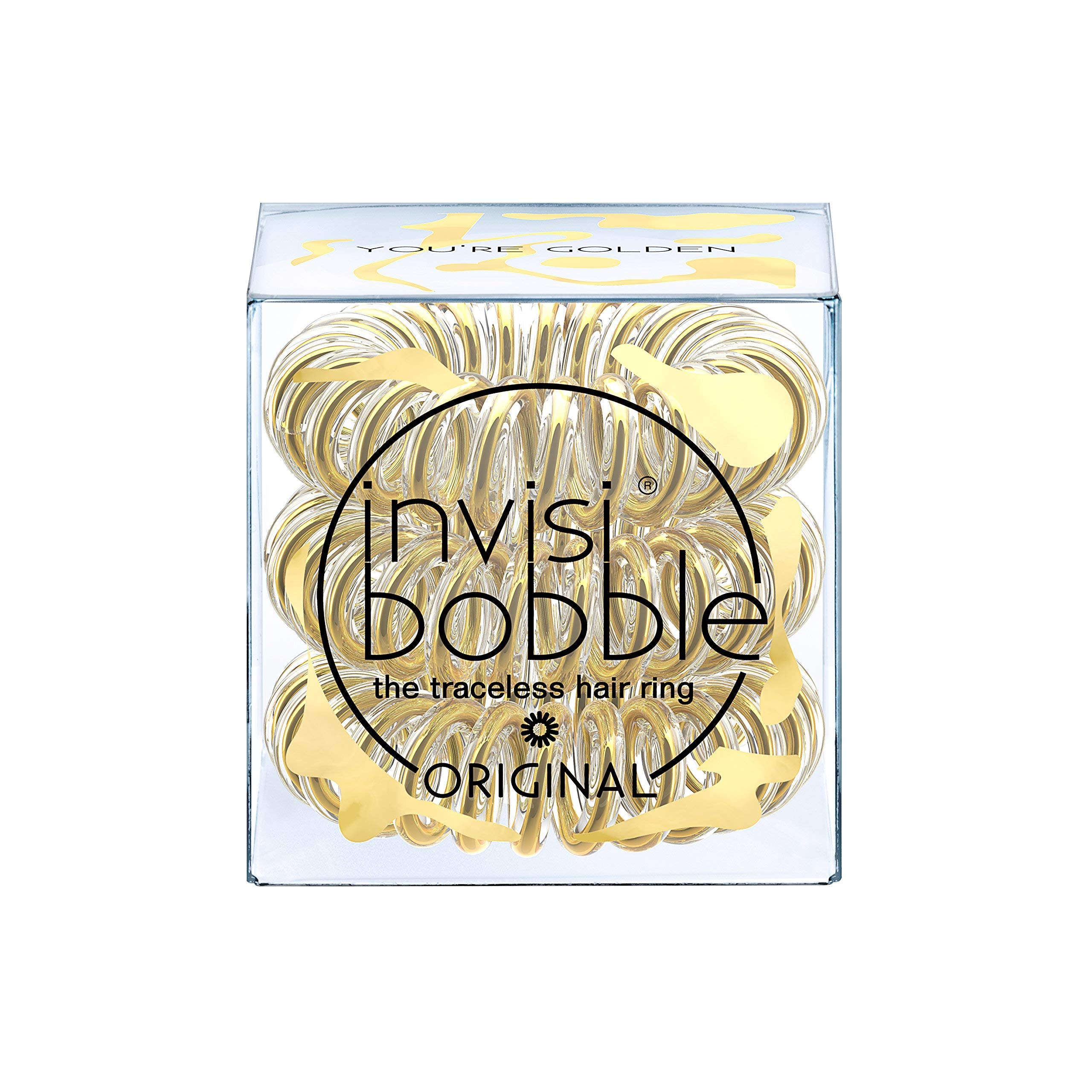invisibobble Original Time to Shine Edition You´re Golden Traceless Hair Ring — image 1