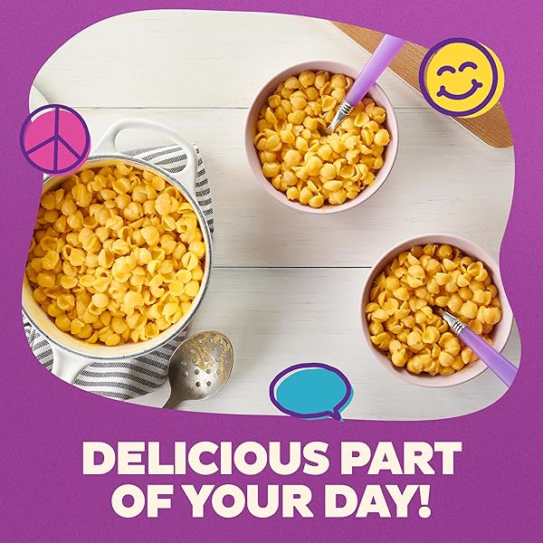 ANNIE’S SHELLS AND REAL AGED CHEDDAR, MADE WITH ORGANIC PASTA AND REAL CHEESE, 4 CT, 24 OZ