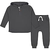 Gerber baby-boys Toddler 2-piece Waffle Hooded Top & Jogger Set