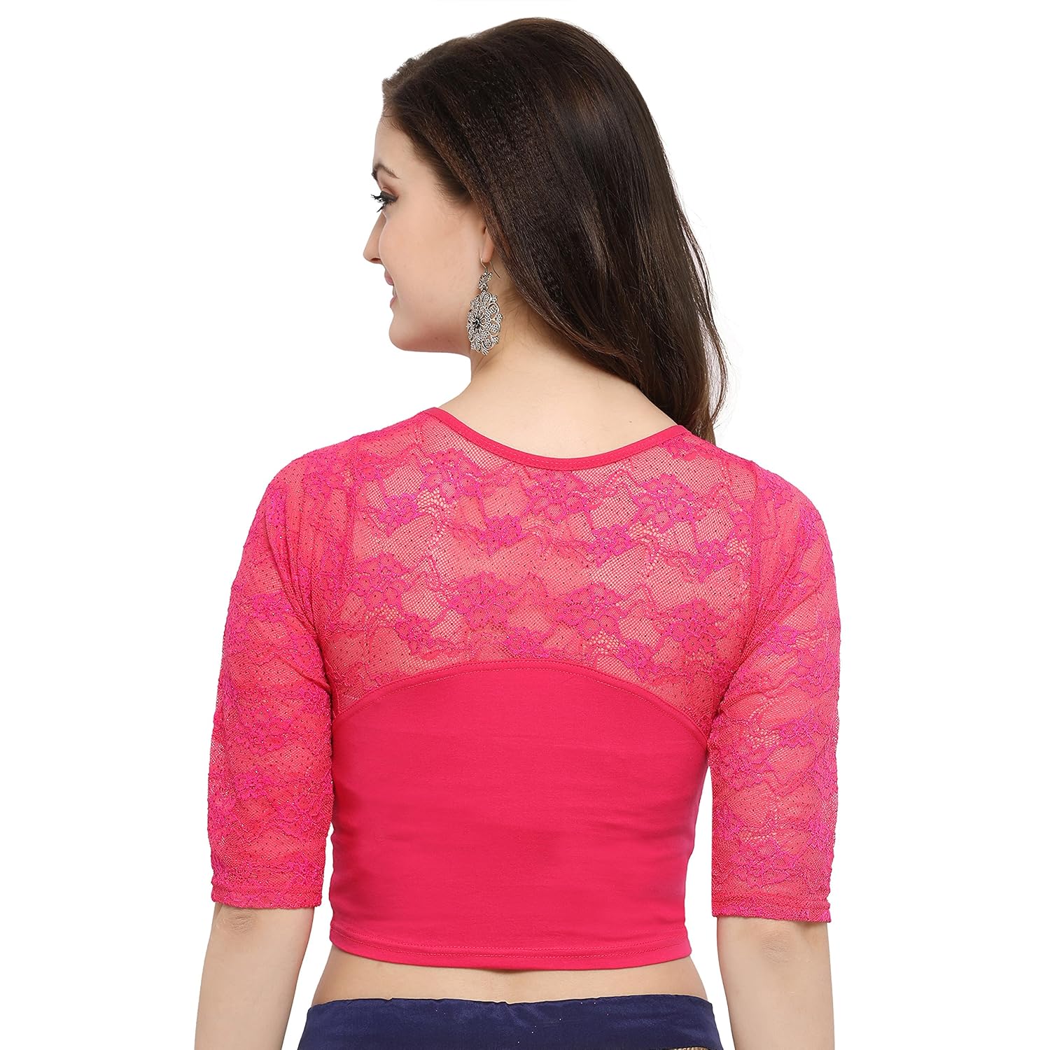 janasya women's long cholis saree blouse