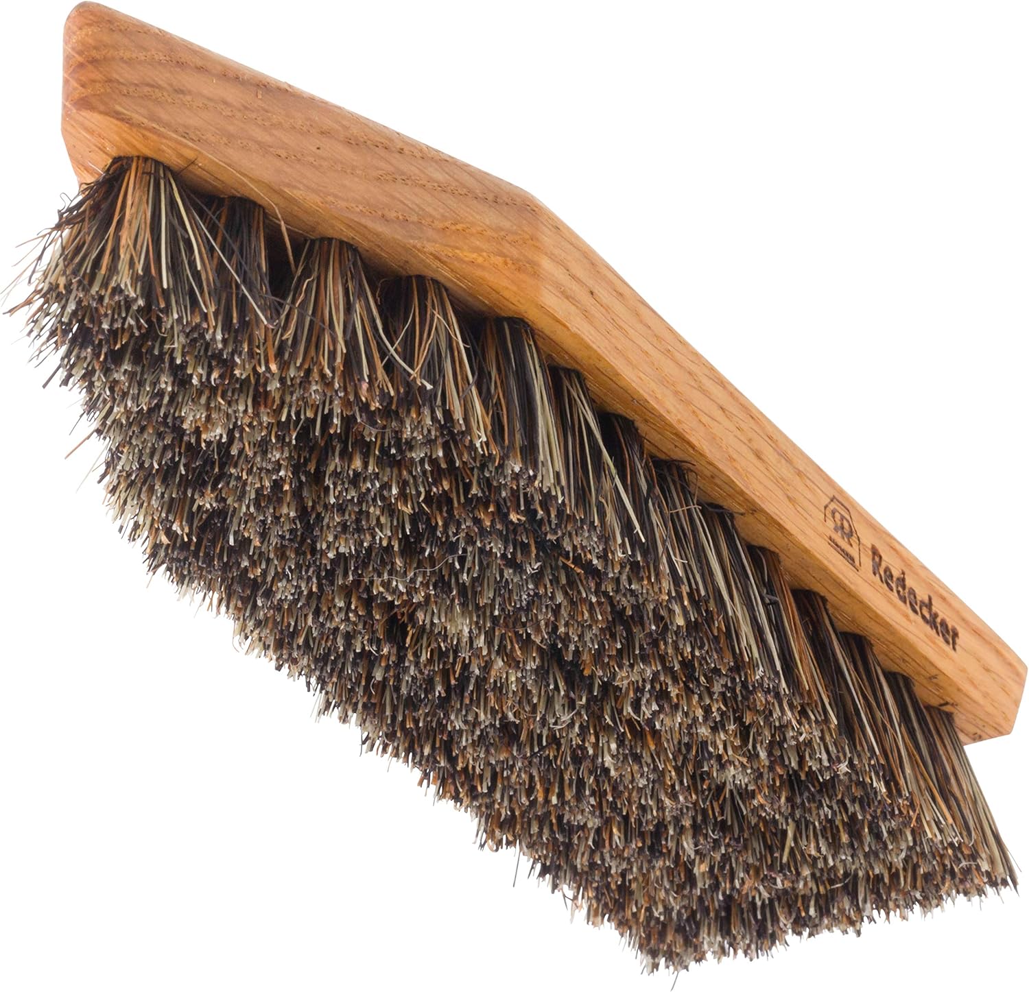 7-1//2-Inches Redecker Coconut and Tampico Fiber Shoe Dirt Brush with Oiled Oakwood Handle
