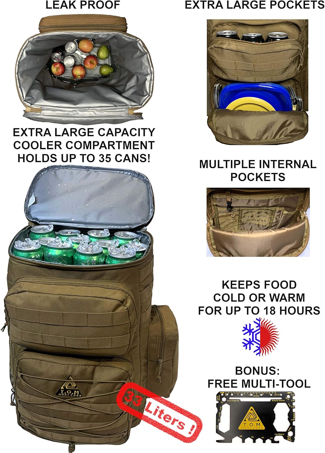 tactical cooler backpack