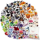 300Pcs Halloween Stickers for Kids Vinyl Stickers Bulk for Boys Girls | Cute Waterproof Non-Repeating Stickers for Water Bottles Halloween Party Favors Gifts Non-Candy Treats Prizes Goodies