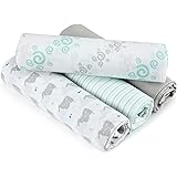 aden + anais Essentials Muslin Swaddle Blankets for Baby Girls and Boys, Newborn Receiving Blanket for Swaddling, 100% Cotton