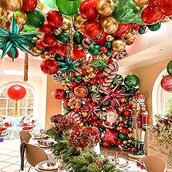 Moukiween 12 Point Star Balloons- 50 Pcs Explosion