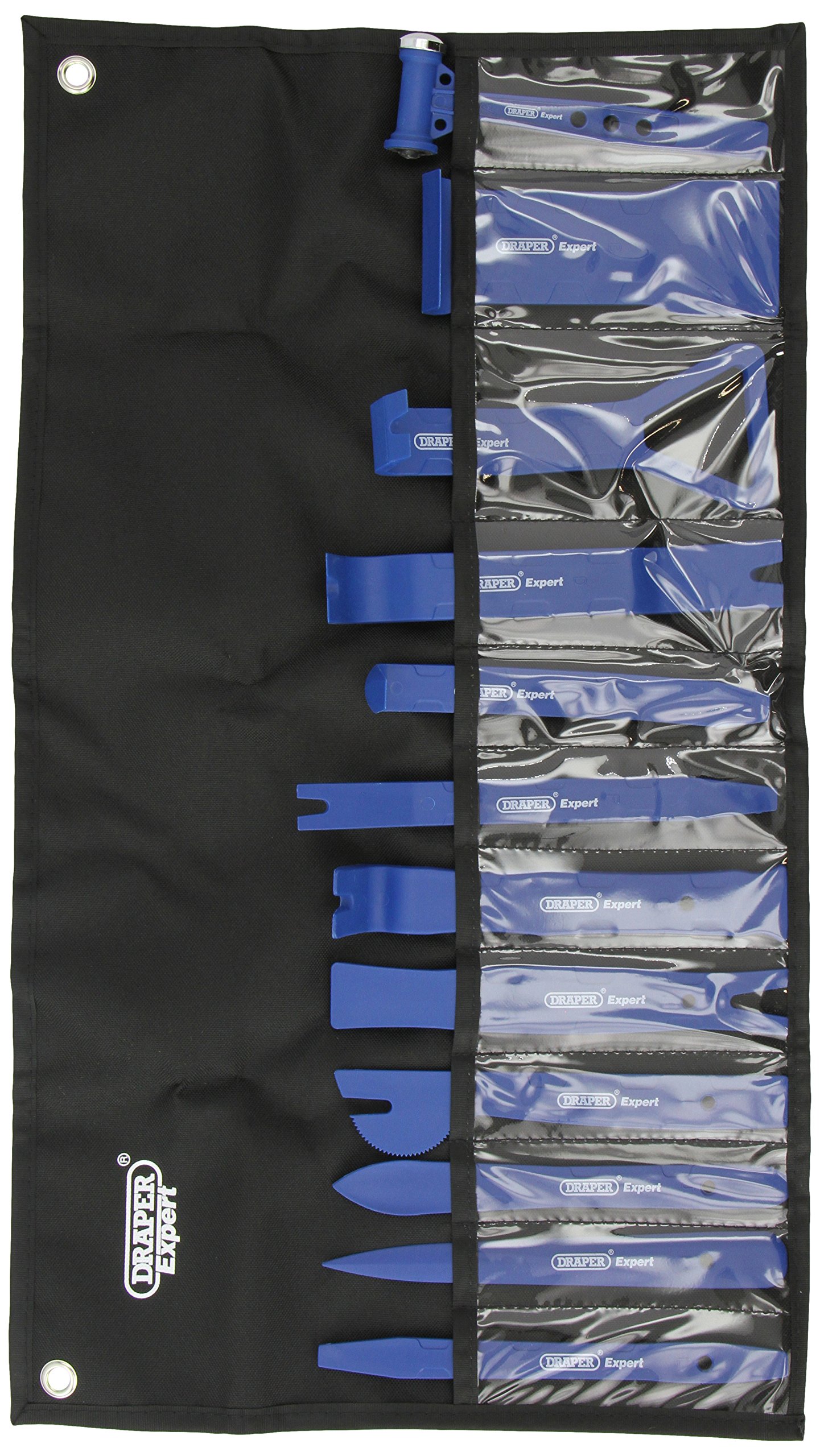 Draper 22492 Expert Trim Removal Kit, Blue, 12 Pcs