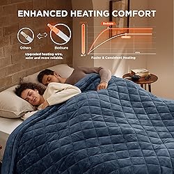 Bedsure Electric Blanket King Size - Dual Control