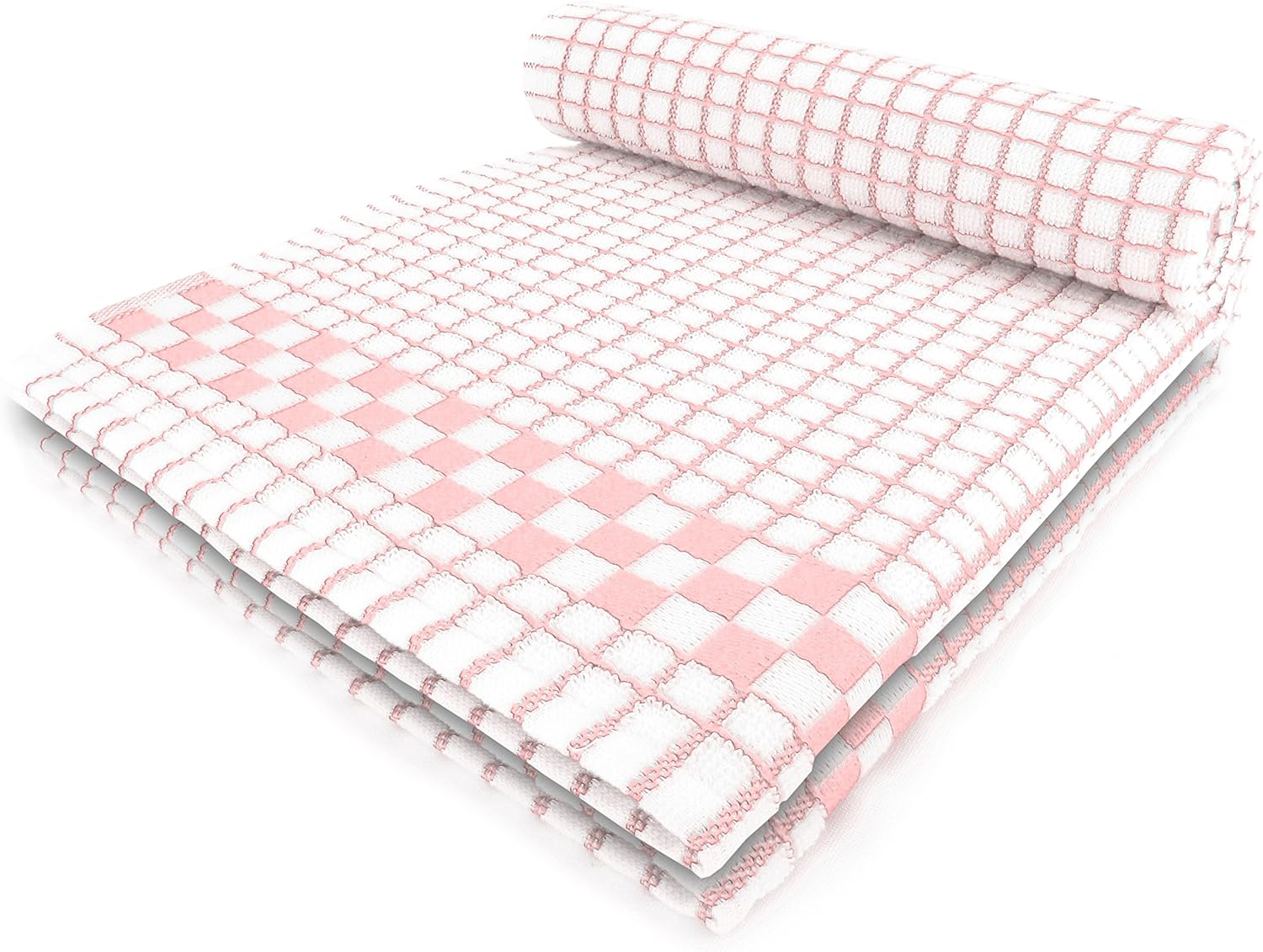 Fecido Classic Kitchen Tea Towels, Heavy Duty, Super Absorbent, 100% Cotton, Professional Grade Dish Cloths