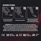 Rymora Foot Compression Socks Sleeves XL Pink 29-33cm Arch Support view 7