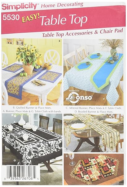 Simplicity Sewing Pattern 5530 Home Decorating One Size