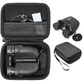CaseSack Binoculars Case Compatible with 15x25, 12x25, 10x25, 16x21 Binoculars Like Occer, Hontry, Gskyer, SkyGenius, Aurosports, Pentax, Beenate, L-Byakov, Mahauk, Leupold