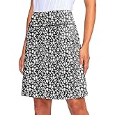 Viodia Women's 20" Knee Length Skorts Skirts UPF50+ Athletic Tennis Golf Skirt for Women Casual Summer Skirts