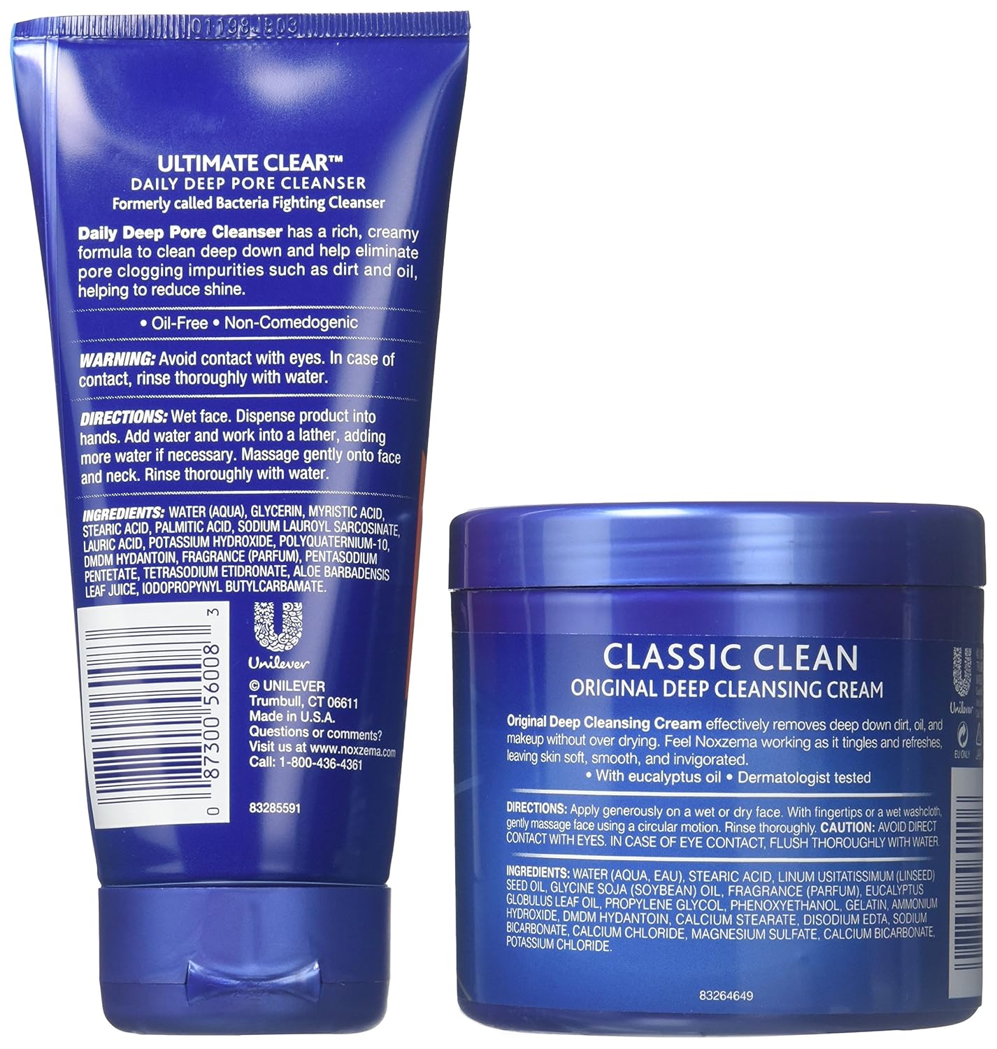 noxzema ultimate clear daily deep pore cleanser