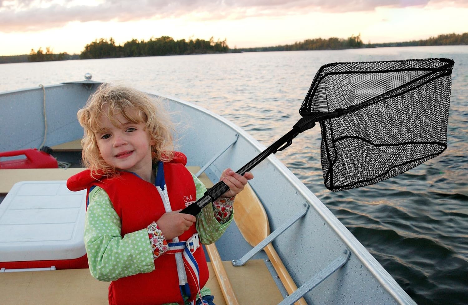 PLUSINNO Fishing Net Fish Landing Net, Foldable Collapsible Telescopic Pole Handle, Durable Nylon Material Mesh, Safe Fish Catching or Releasing (12"/31cm Hoop Size (Fixed Pole)) : Sports & Outdoors
