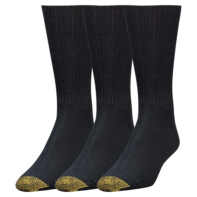 Gold Toe Men's Fluffies Sock, 3 Pack Extended Amazon.co.uk Clothing