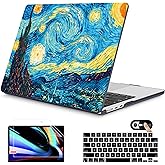 Mektron for 2025 M4 MacBook Air 13.6 Inch A3240 Case Fits 2023 A2681 M2 2024 A3113 M3 Chip with Liquid Retina Display, Printed Plastic Hard Shell Cover for MacBook Air 13.6", Abstract Starry Sky