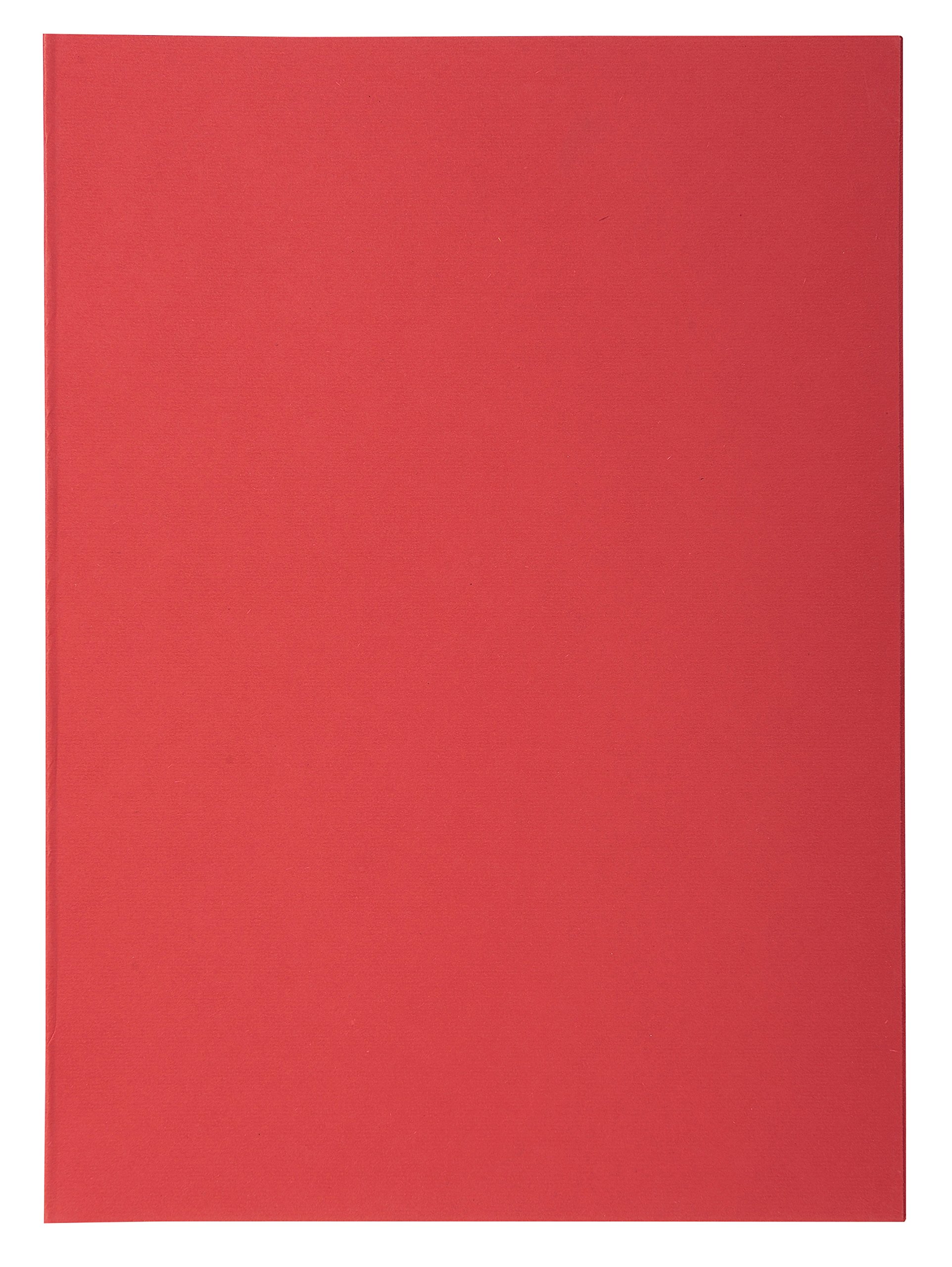 Exacompta - Ref 850012E - Super Square Cut Folders - 22 x 31cm in Size, Suitable for Storing & Holding A4 Documents, 60gsm Material - Red (Pack of 250)