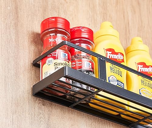 Amazon Spice Rack Over Cabinet Door Spice Rack Organizer Wall