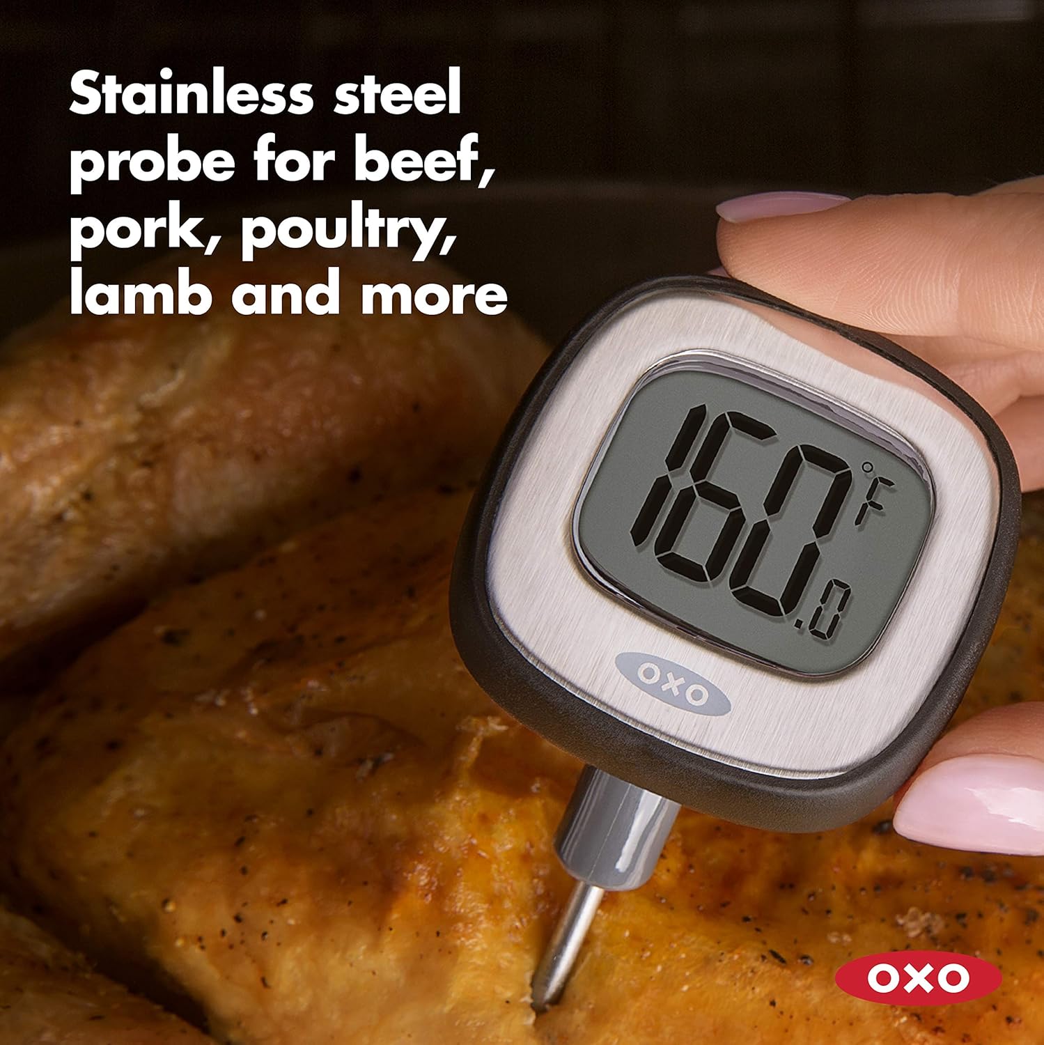 OXO Good Grips Chef's Precision Digital Instant Read Thermometer, Black, 1: Kitchen & Dining